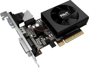 Видеокарта Palit GeForce GT730 1024Mb 64Bit 900Mhz DDR3 PCI-E 2.0 DVI HDMI (NEAT7300HD06-2080H)