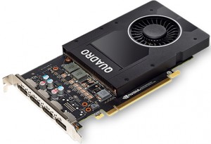 Видеокарта PNY Quadro P2000 1370Mhz PCI-E 3.0 5120Mb 7000Mhz 128 bit GDDR5 4xDP (VCQP2000-PB)