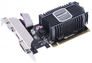 Видеокарта Inno3D GeForce GT 730 Silent 902Mhz PCI-E 2.0 1024Mb 1600Mhz 64 bit DVI HDMI DSub (N730-1SDV-D3BX)