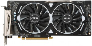 Видеокарта MSI Radeon RX 580 1366Mhz PCI-E 3.0 4096Mb 7000Mhz 256 bit DVI 2xHDMI (RX 580 ARMOR 4G)