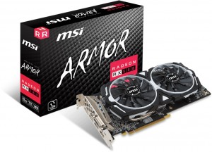 Видеокарта MSI RX 580 Armor 8G