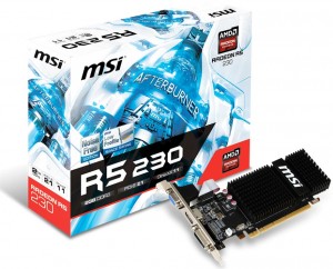 Видеокарта MSI Radeon  R5 230 2GD3H LP