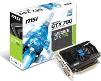 Видеокарта MSI GeForce GTX 750 1059MHz PCI-E 3.0 1024Mb 5000Mhz 128 bit DVI VGA HDMI HDCP (N750-1GD5/OCV1)