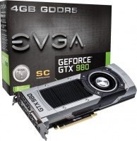 Видеокарта EVGA GeForce GTX 980 1241MHz PCI-E 3.0 4096Mb 7010MHz GDDR5 256Bit DVI-I 3xDP HDMI