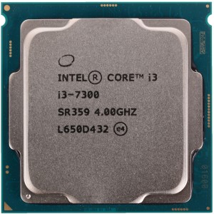 Процессор Intel Core i3-7300 Kaby Lake (4000Mhz/LGA1151/L3 4096Kb) CM8067703014426 Tray