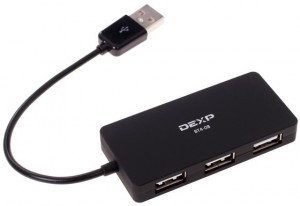 USB-Хаб DEXP BT4-08 Black