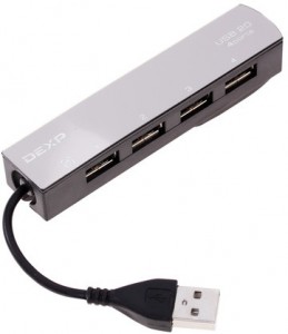 USB-Хаб DEXP BT4-03 Black