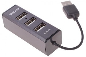 USB-Хаб DEXP BT4-04 Black