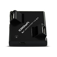 USB-Хаб Crown CMH-B12 Black