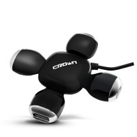 USB-Хаб Crown CMH-B11 Black