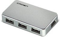 USB-Хаб Crown CMH-B19 Silver