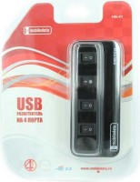 USB-Хаб Mobiledata HB-41 Black