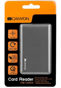 Картридер Canyon All in one CNE-CARD2 Grey