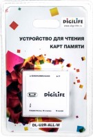 Картридер DigiLife All-in-1 USB 2.0 White