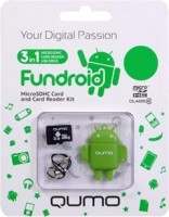 MicroSD Qumo FUNDROID Green + MicroSD 16GB class 10