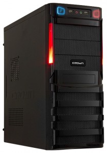 Корпус Crown CMC-SM162 500W Black