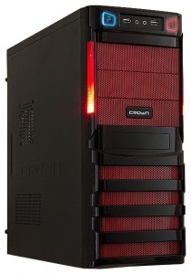 Корпус Crown CMC-SM162 без БП Black Red