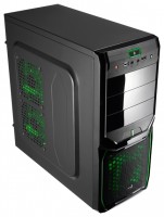 Корпус Aerocool V3X Advance Evil Green Edition Black