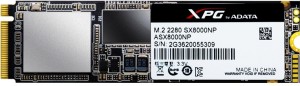 SSD A-Data ASX8000NP-256GM-C