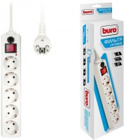 Сетевой фильтр BURO 500SH-3-W White