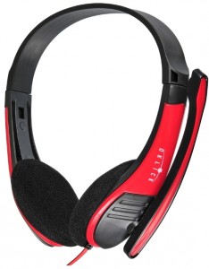 Компьютерная гарнитура Oklick HS-M150 Black red