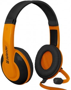 Компьютерная гарнитура Defender Warhead G-120 Black orange