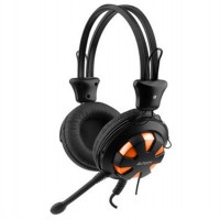 Компьютерная гарнитура A4Tech HS-28 Black orange