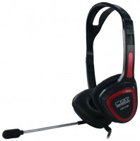 Компьютерная гарнитура CBR CHP 510М Black red