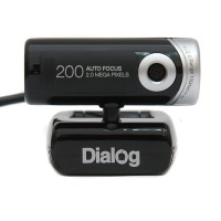 Веб-камера Dialog WC-25U black