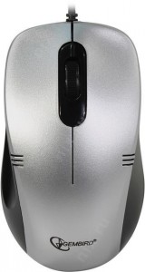Оптическая светодиодная мышь Gembird MOP-100 Grey USB
