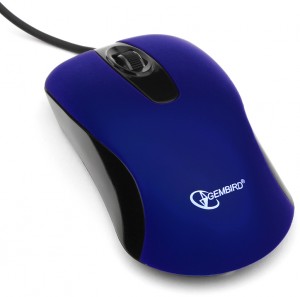 Оптическая светодиодная мышь Gembird MOP-400-B Dark blue USB