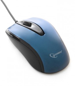 Оптическая светодиодная мышь Gembird MOP-405-B Blue USB