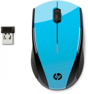 Оптическая светодиодная мышь HP X3000 Wireless Mouse Aqua Blue