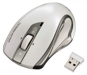 Оптическая лазерная мышь Hama Wireless Laser Mouse Mirano H-53878 White USB