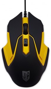 Оптическая лазерная мышь Jet.A Comfort OM-U57 Black yellow