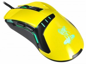 Оптическая светодиодная мышь Oklick Snake 865G Black yellow