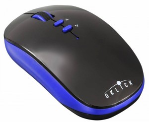 Оптическая светодиодная мышь Oklick 595MB Black blue