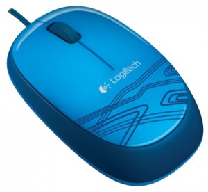 Оптическая светодиодная мышь Logitech Mouse M105 (910-003105) Blue USB