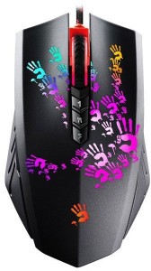 Оптическая лазерная мышь A4Tech Bloody A6081 Black tattoo