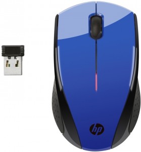 Оптическая светодиодная мышь HP X3000 Wireless Mouse Cobalt Blue