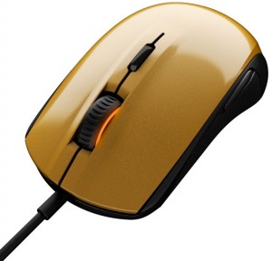 Оптическая светодиодная мышь SteelSeries Rival 100 Alchemy Gold black