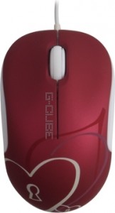 Оптическая светодиодная мышь G-Cube GOE-330N USB Red