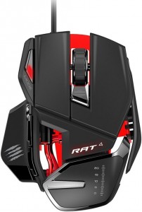 Мышка Mad Catz RAT 4 MCB4373100A3/04/1 Black red