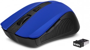 Мышка Sven RX-345 Wireless Blue