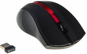 Оптическая светодиодная мышь Oklick 615MW Black red