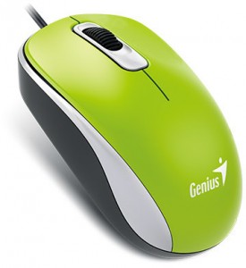 Оптическая светодиодная мышь Genius DX-110 USB Green