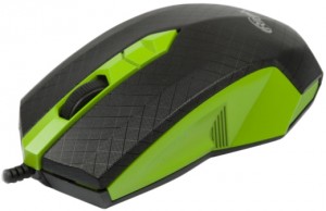 Оптическая светодиодная мышь Ritmix ROM-202 Black green