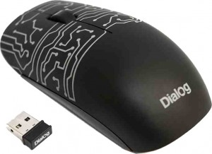 Оптическая светодиодная мышь Dialog Katana MROK-13U Black USB