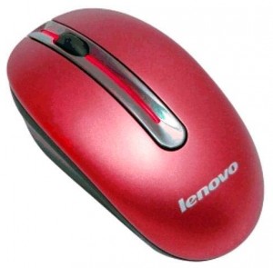 Оптическая светодиодная мышь Lenovo Wireless Mouse N3903A Red