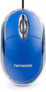 Оптическая светодиодная мышь Гарнизон GM-100 Синяя
